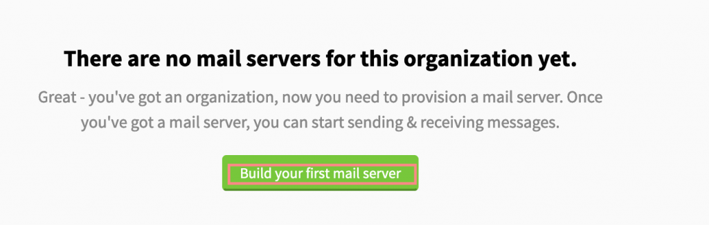 Provision mail server to start sending and receiving messages using Postal.